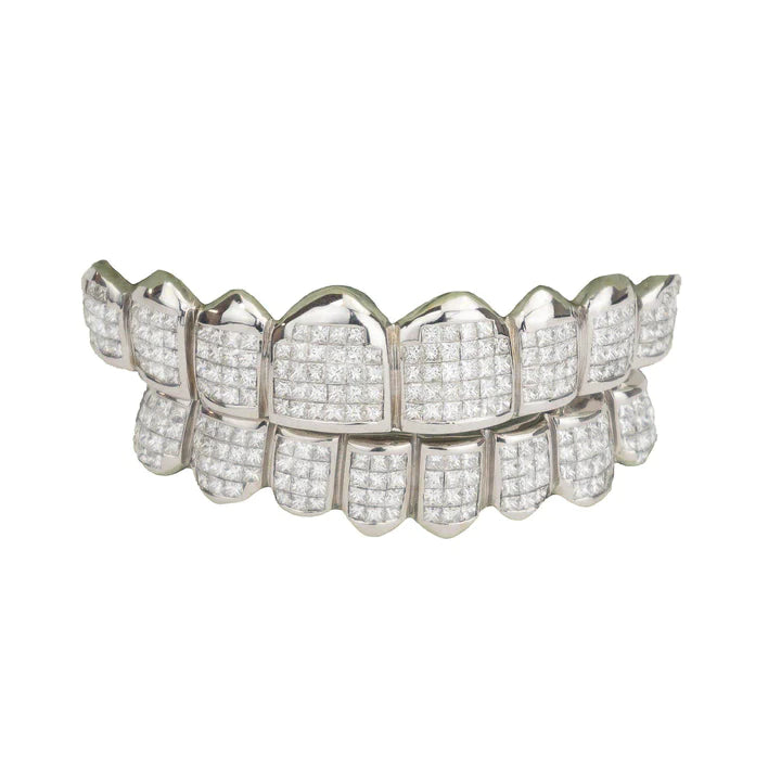 10K VS Invisible Set Diamond Grillz