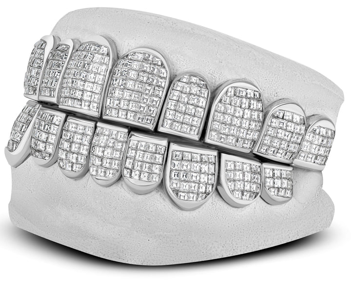 iInvisible Carre Cut Set Diamond Grill
