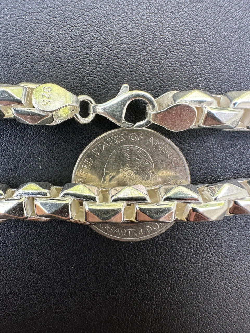Puffed Triangle Rolo Chain Necklace Or Bracelet - Hollow 925 Sterling Silver - 7"-28" - 6mm