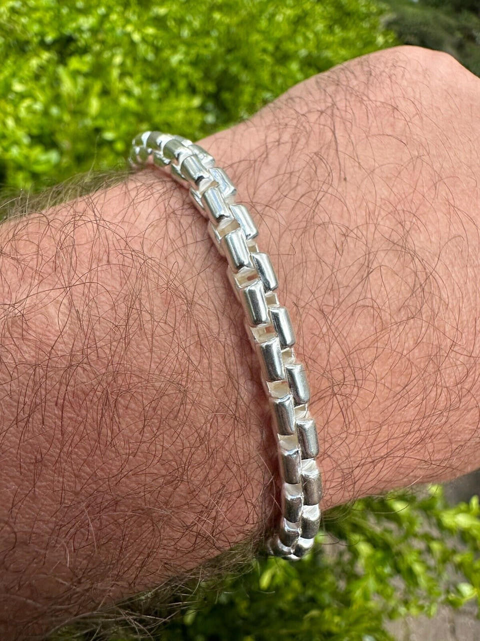 Puffed Rounded Rolo Chain Necklace Or Bracelet - Hollow 925 Sterling Silver - 7"-28" - 6mm