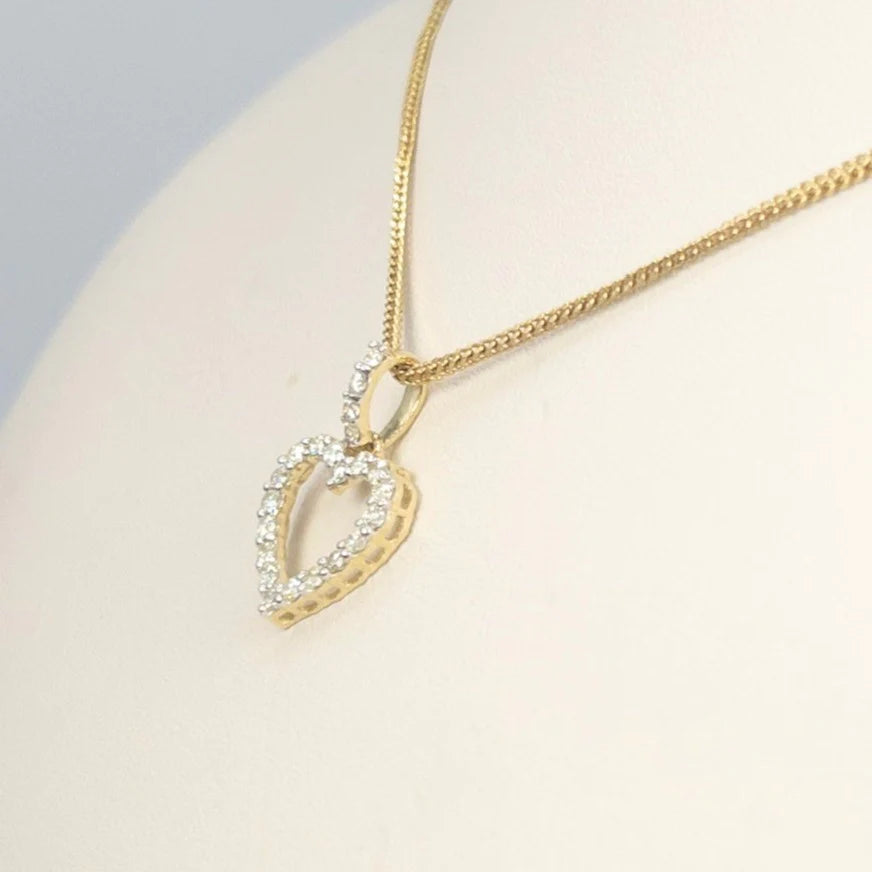 All Diamond Heart Pendant
