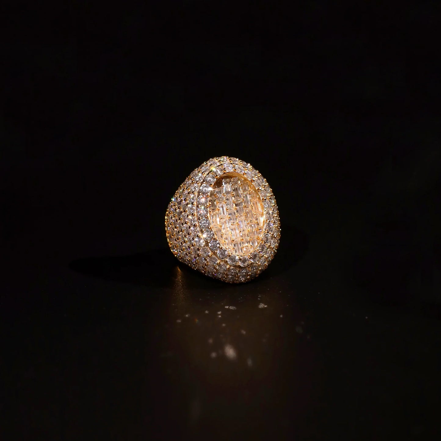 Emerald Oval Ring (Gold)