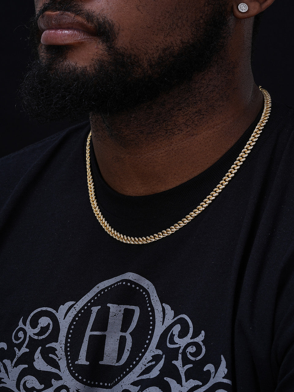 Everyday Wear Miami Cuban Link Chain Necklace Iced Out CZ Stones - 14k Gold Vermeil 925 Silver - 6mm- 16-30" $264.00 - $482.00 Add to Wish List Share Facebook Email Twitter Linkedin Pinterest