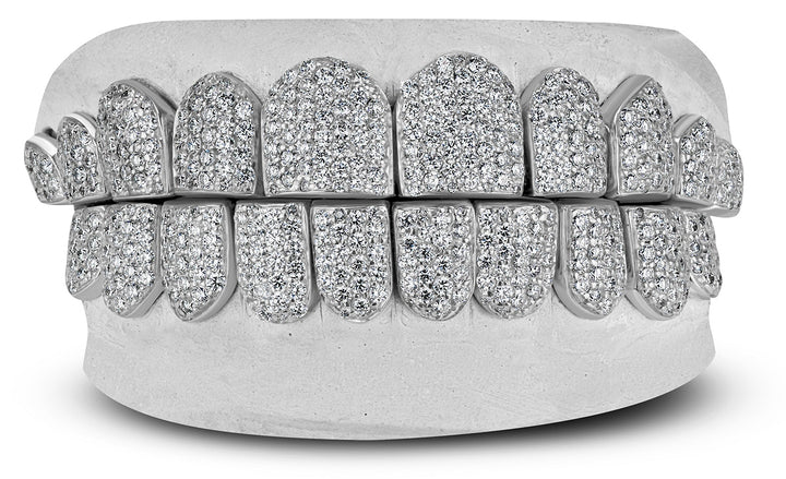 Hand Prong Set Diamond Grill