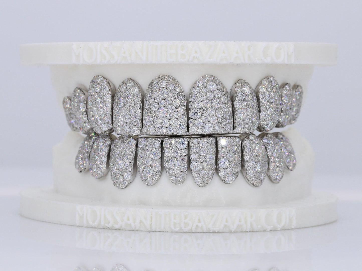 Mosaic/Snow VVS Moissanite Diamond Grillz