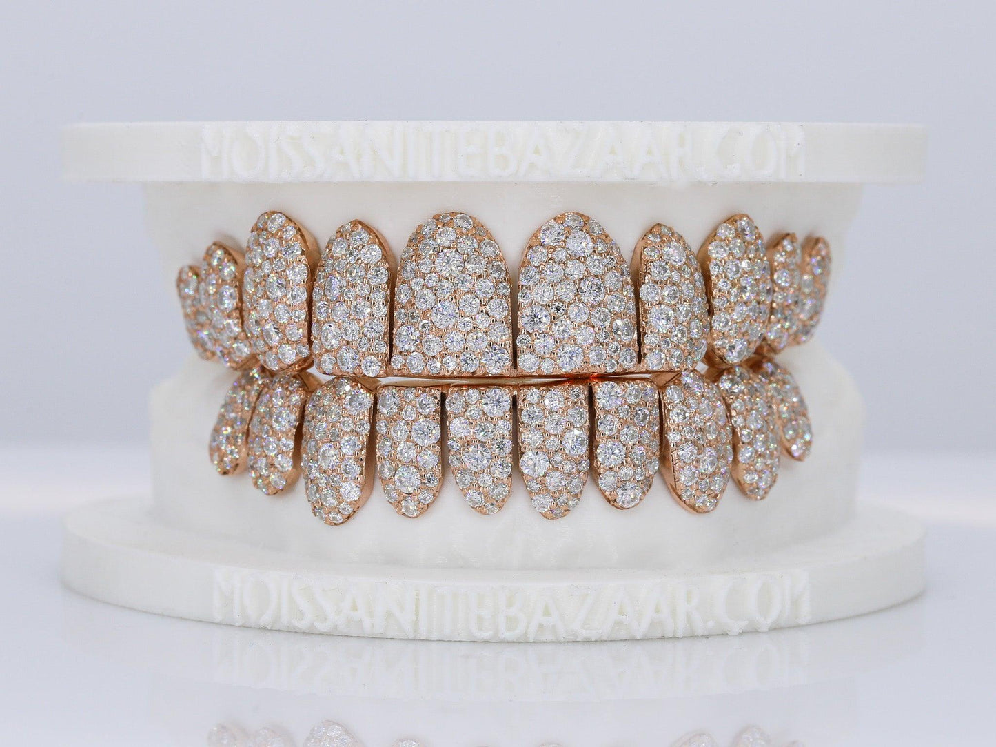 Mosaic/Snow VVS Moissanite Diamond Grillz