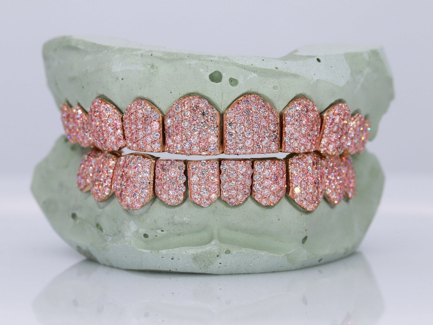 VVS Pink Lab Diamond Grillz
