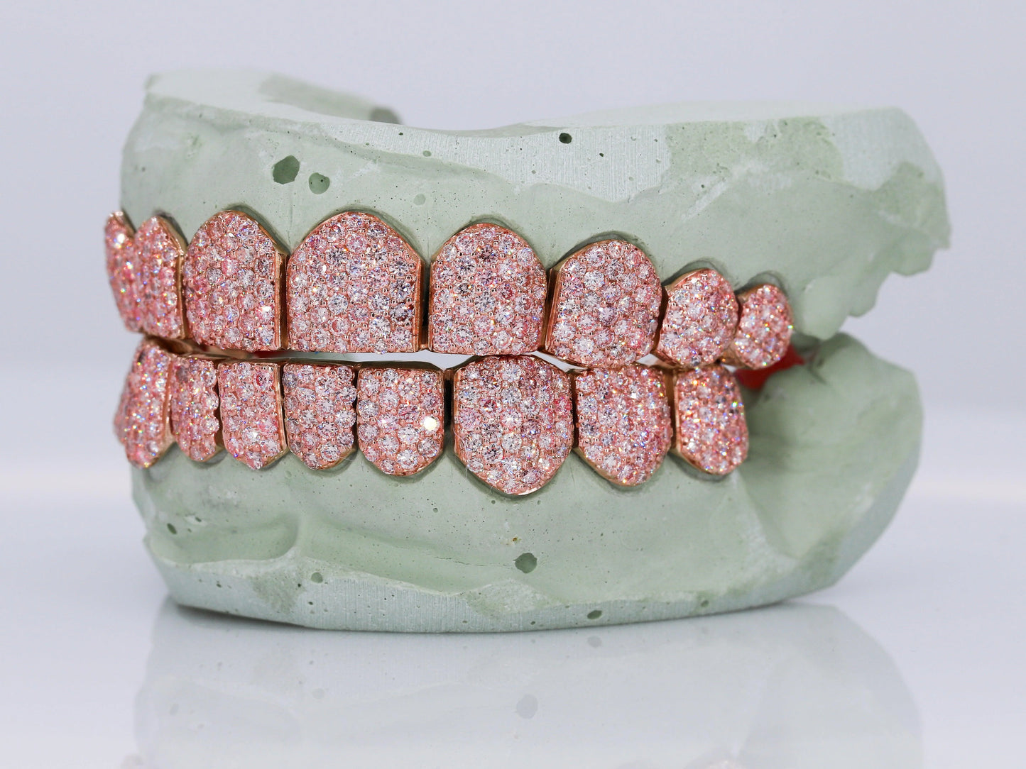 VVS Pink Lab Diamond Grillz