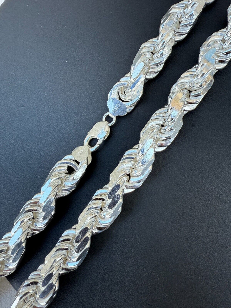 Half Kilo Rope Chain Necklace - 925 Sterling Silver - 18"-30" - 14.5mm