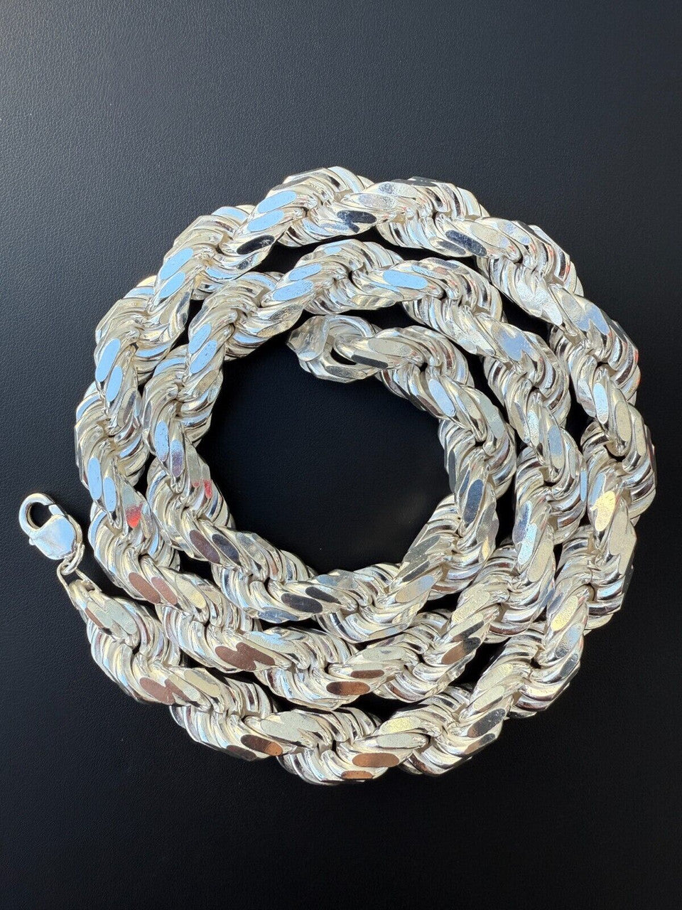 Half Kilo Rope Chain Necklace - 925 Sterling Silver - 18"-30" - 14.5mm