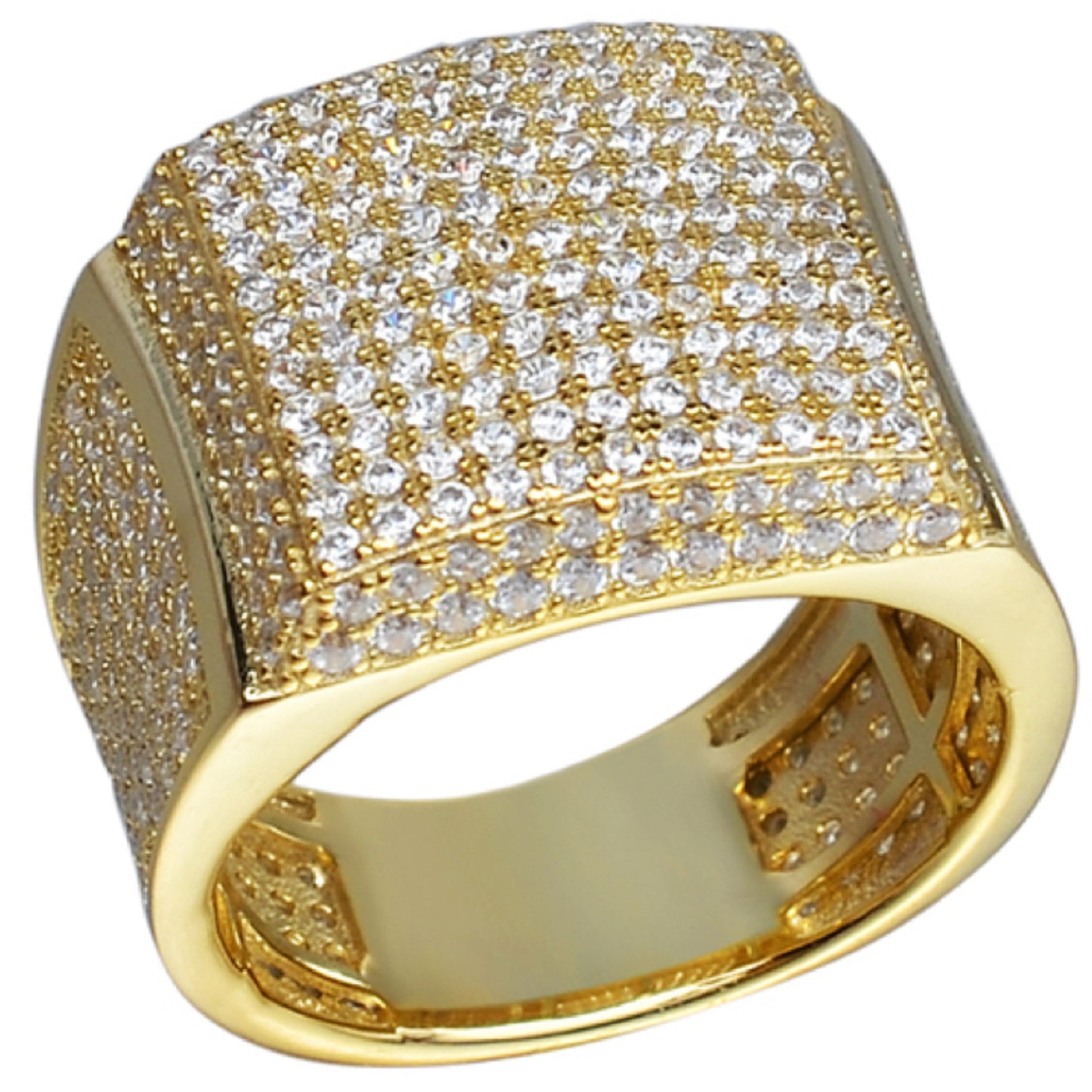 MOISSANITE Harlembling OG Ring - First Ring We Made - 14k Gold Vermeil 925 Silver
