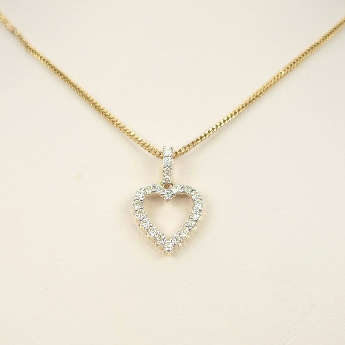 All Diamond Heart Pendant