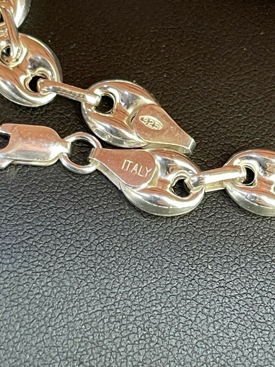 Puffed Gucci Necklace Or Bracelet - 925 Sterling Silver - 7"-30" - 6mm-12mm