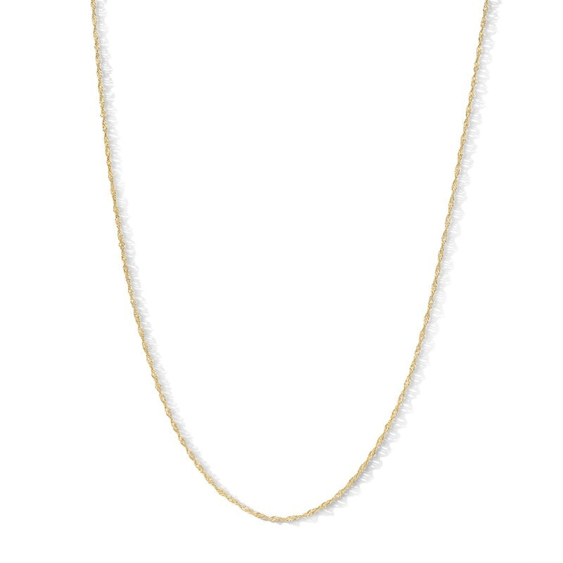 10K Gold Bonded Singapore Chain - 16"
