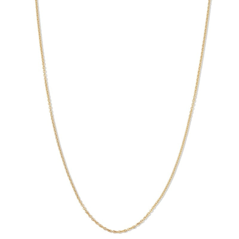 10K Hollow Gold Light Cable Chain - 18"