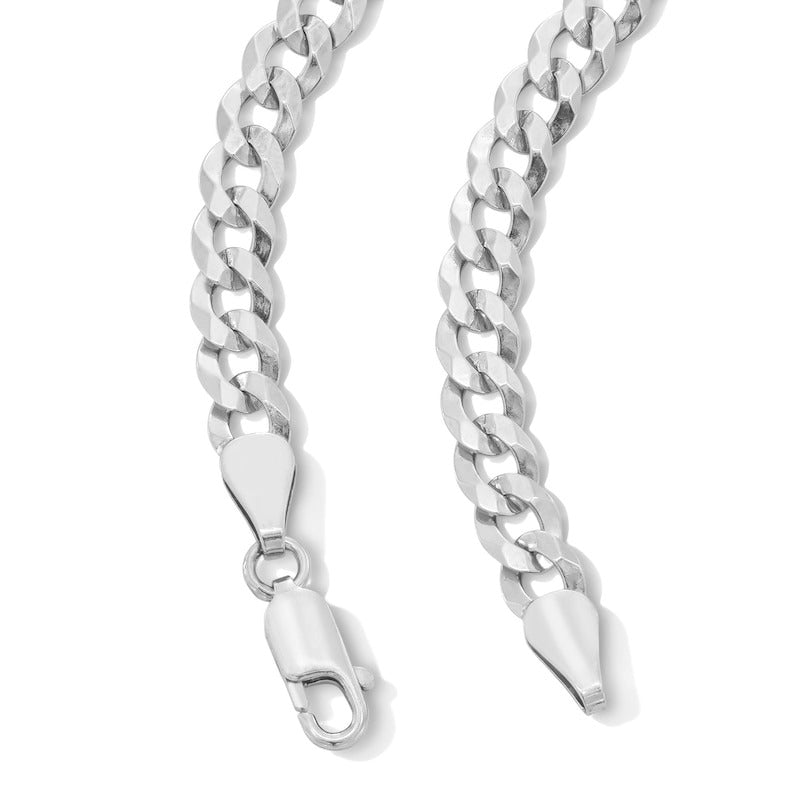 Sterling Silver Curb Chain Made in Italy - 22"