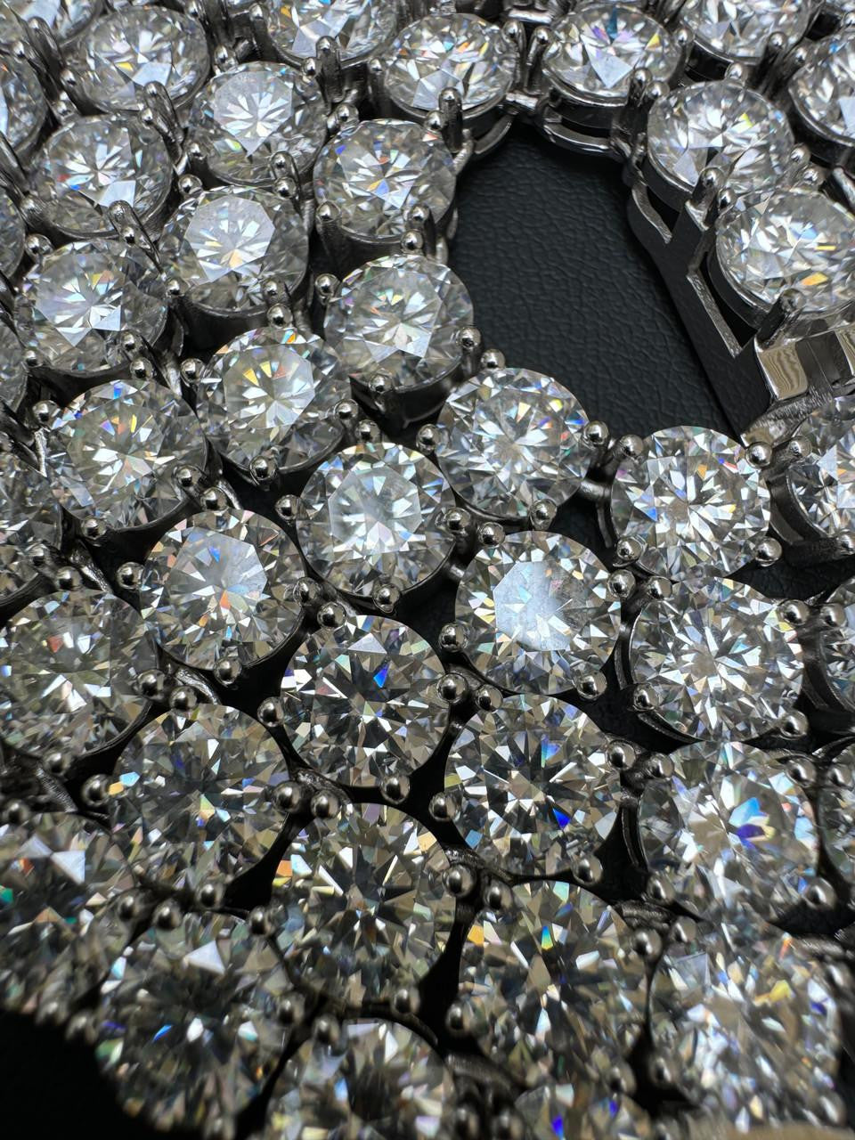 #1 BESTSELLER Tennis Chain Necklace Iced Out CZ Stones - 14k Gold Vermeil Or 925 Silver - 3mm-7mm - 16"-30"
