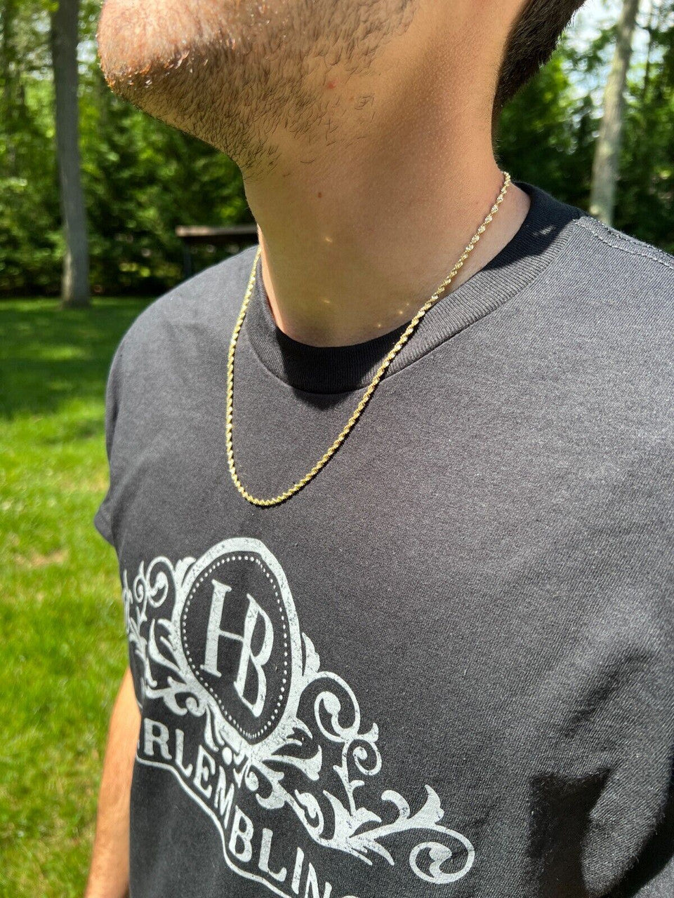 Singapore Rope Chain Necklace - 14k Gold Vermeil 925 Sterling Silver - 14"-30" - 2.5mm