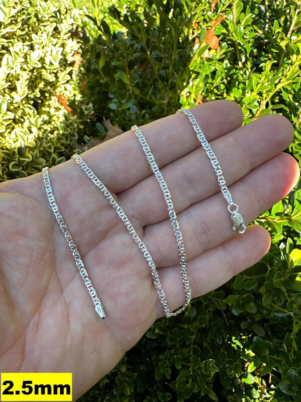 Tigers Eye Link Chain Necklace Or Bracelet - 925 Sterling Silver - 7"-30" - 2.5mm-5.5mm