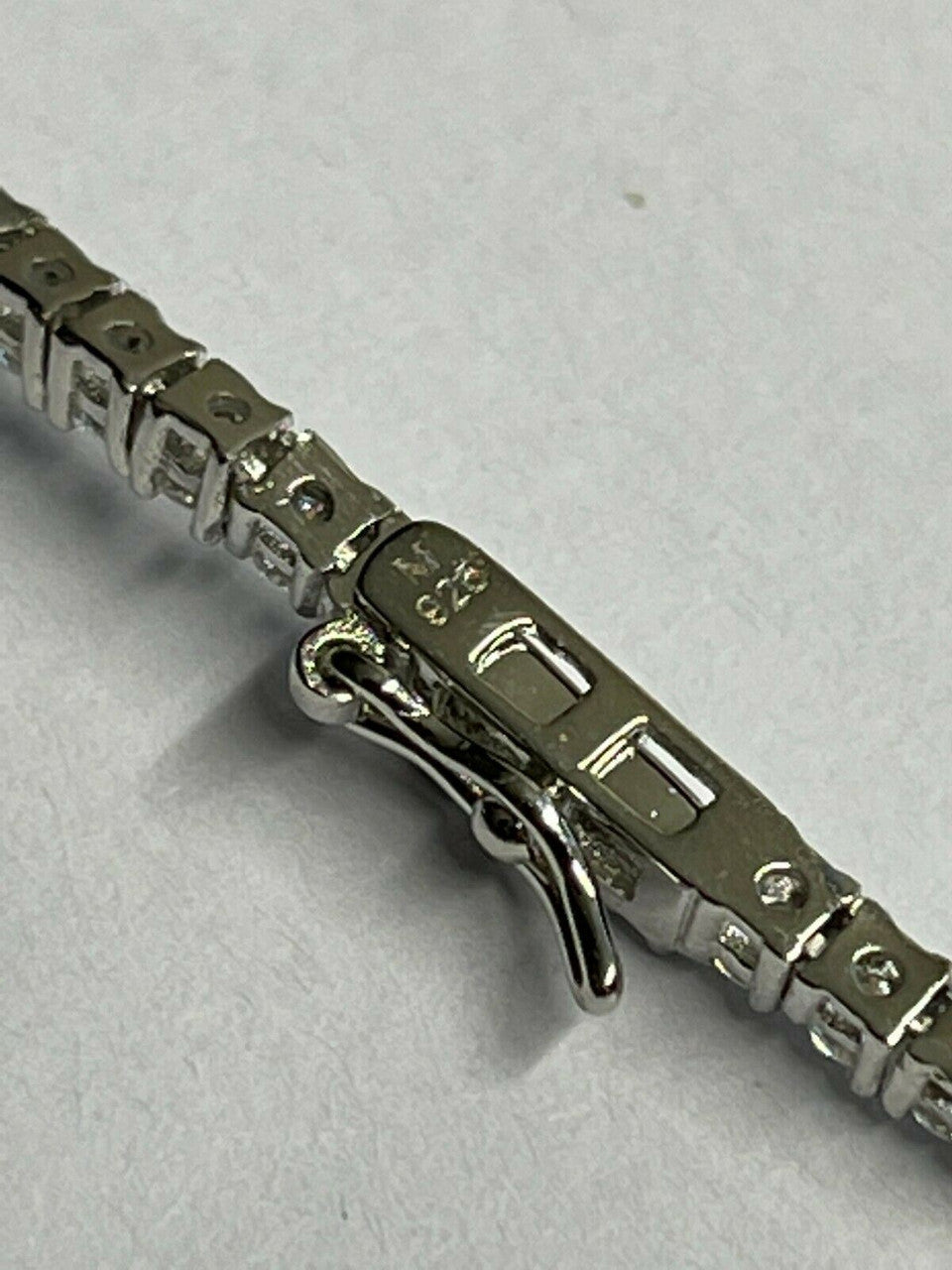 MOISSANITE Micro Tennis Chain Necklace Iced Out - 925 Silver - 2mm - 14"-28"