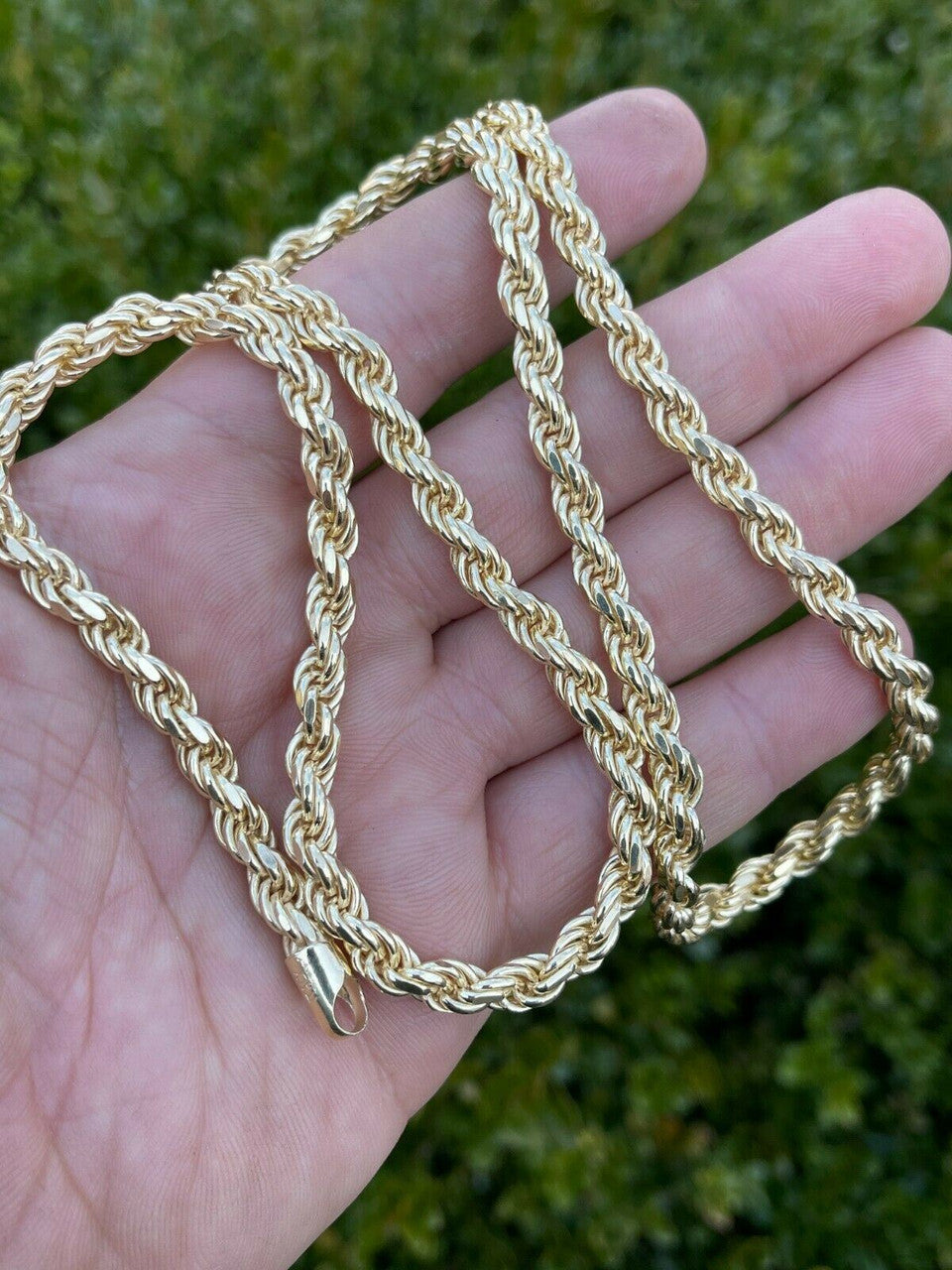 #1 Bestseller Rope Chain Necklace - 14k Gold Vermeil 925 Sterling Silver - 18"-30" - 6mm
