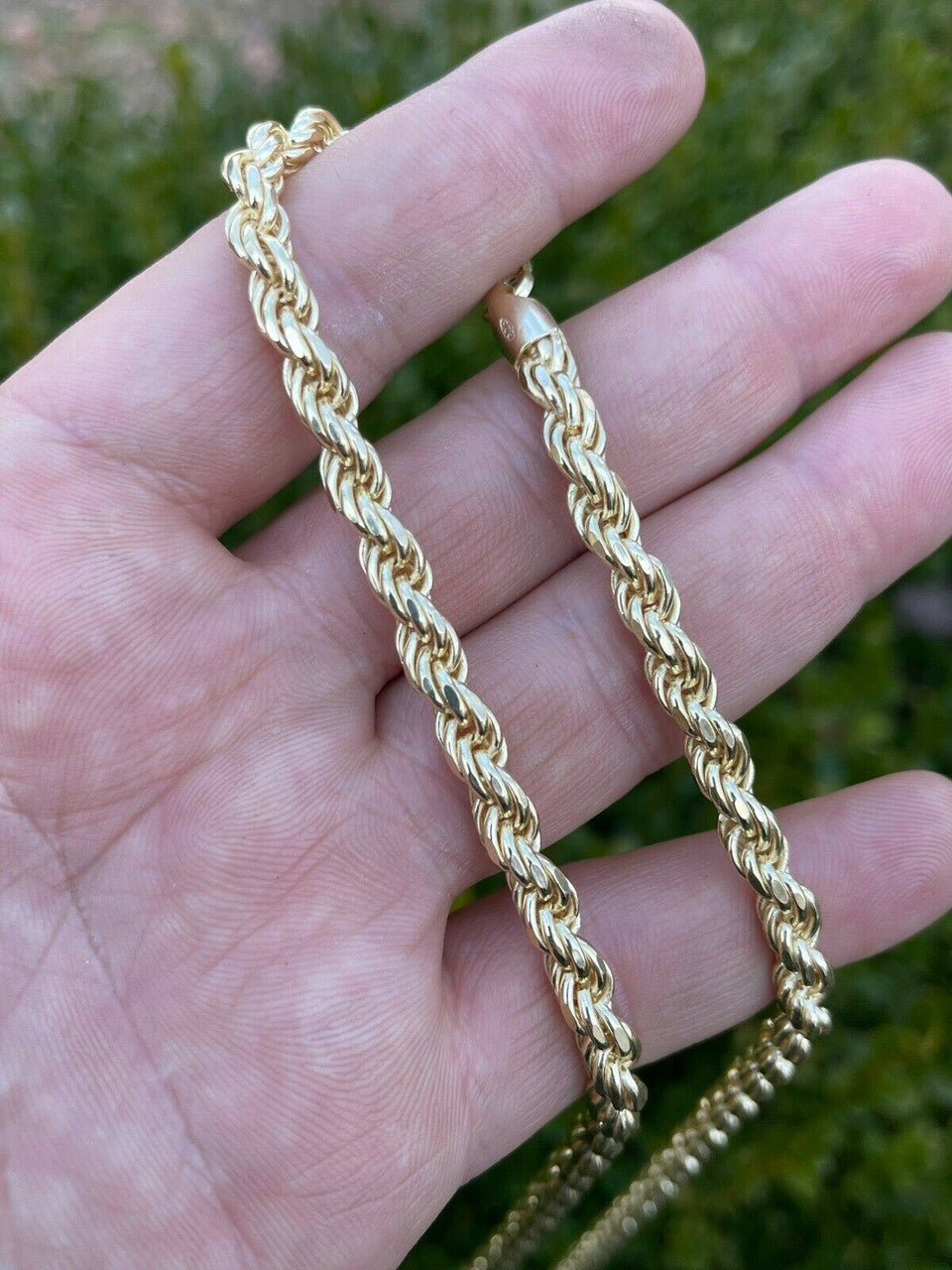 #1 Bestseller Rope Chain Necklace - 14k Gold Vermeil 925 Sterling Silver - 18"-30" - 6mm