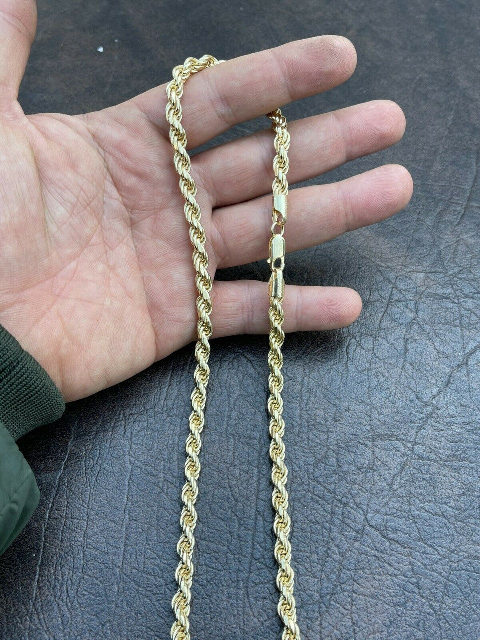#1 Bestseller Rope Chain Necklace - 14k Gold Vermeil 925 Sterling Silver - 18"-30" - 6mm