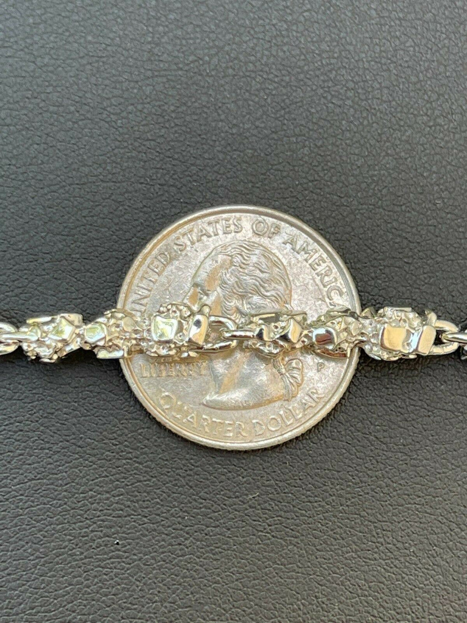 Custom Nugget Chain Necklace - 925 Sterling Silver - 18"-30" - 5mm
