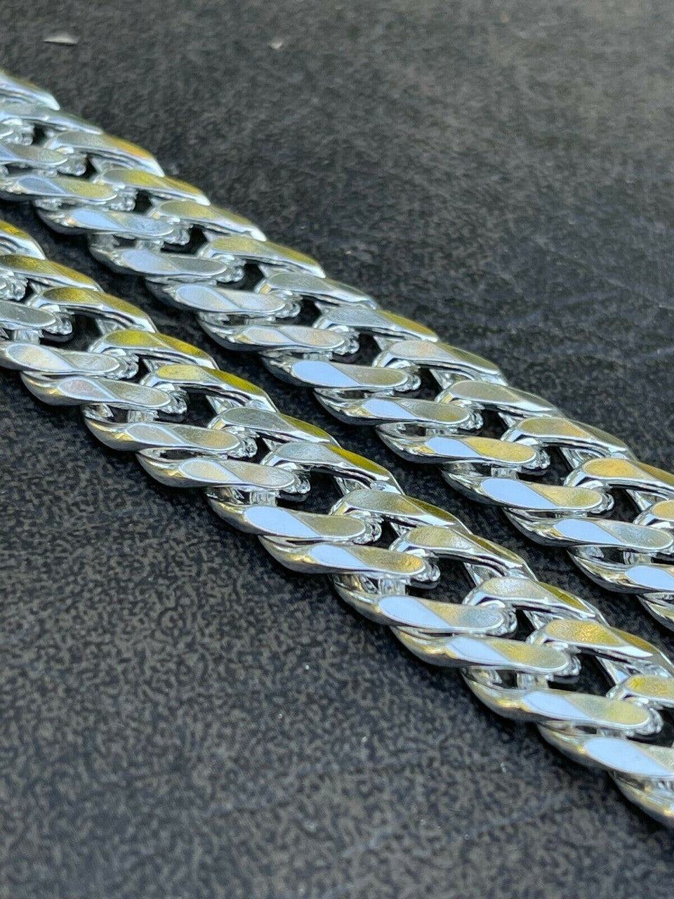 Tight Double Curb Chain Necklace Or Bracelet - 925 Sterling Silver - 7"-30" - 3.5mm-16mm