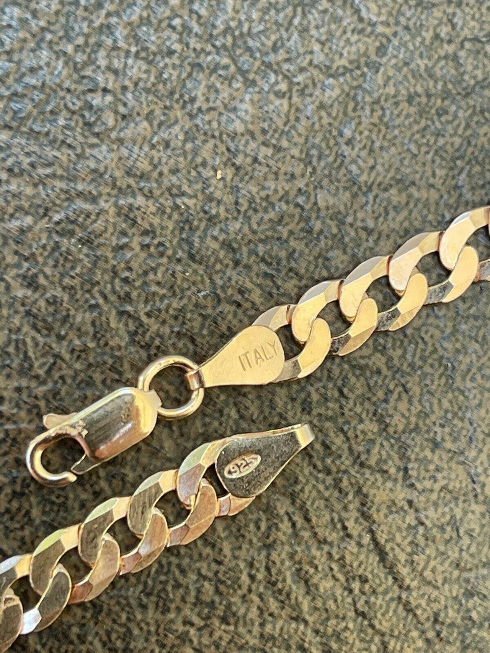 Flat Curb Cuban Chain Necklace - 14k Rose Gold Vermeil 925 Sterling Silver - 16"-30" - 3mm-8mm