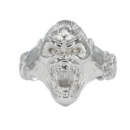 Ape Cuban Vvs Moissanite Diamond Ring