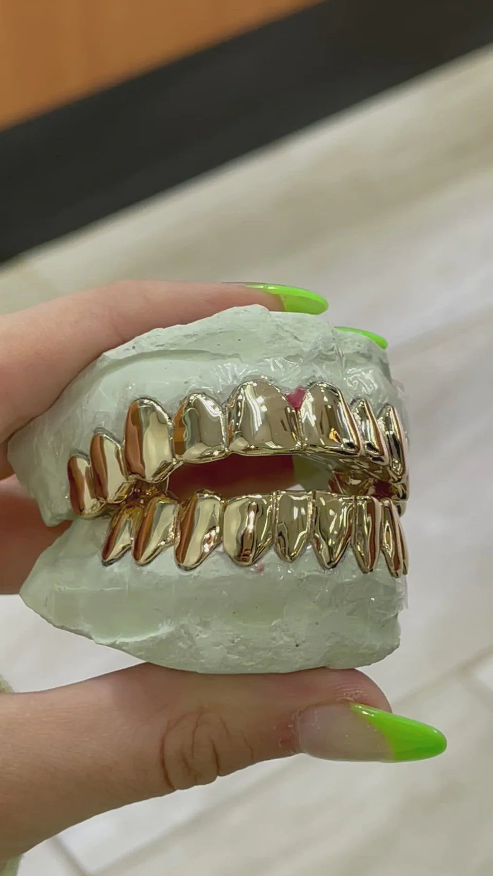 SPECIAL: Custom Solid Gold Grillz