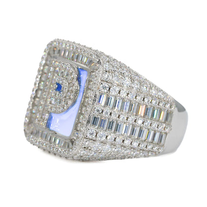 Copy of P Baguette Vvs Moissanite Diamond Ring