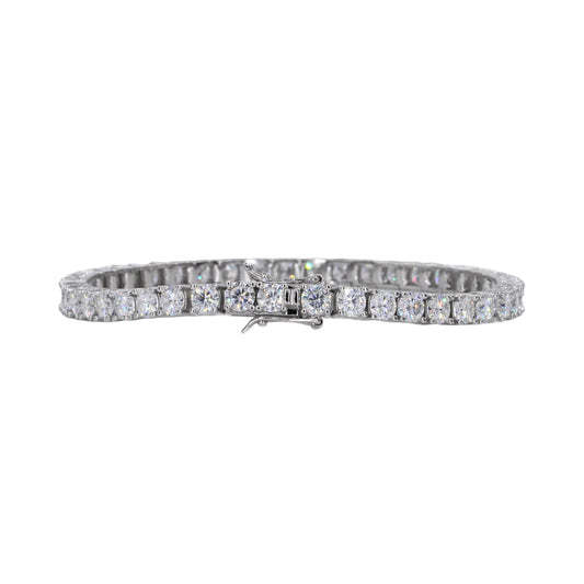 4MM Tennis Bracelet VVS Moissanite Diamonds