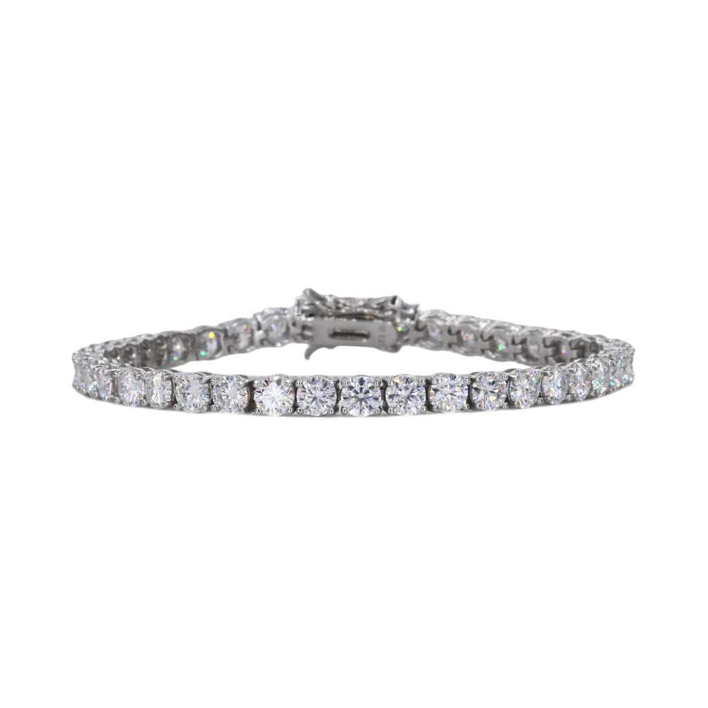 5MM Tennis Bracelet VVS Moissanite Diamonds