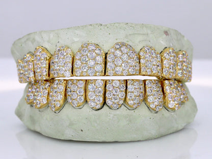 Jumbo VVS Moissanite Diamond Grillz