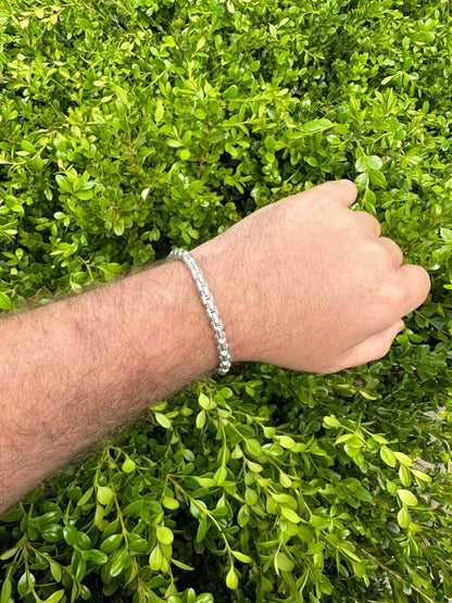 Puffed Rounded Rolo Chain Necklace Or Bracelet - Hollow 925 Sterling Silver - 7"-28" - 6mm