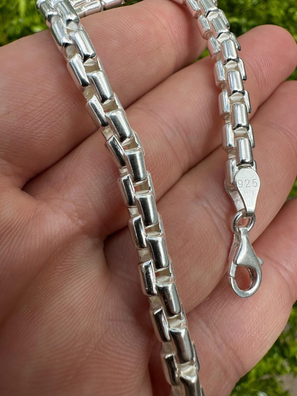 Puffed Rounded Rolo Chain Necklace Or Bracelet - Hollow 925 Sterling Silver - 7"-28" - 6mm