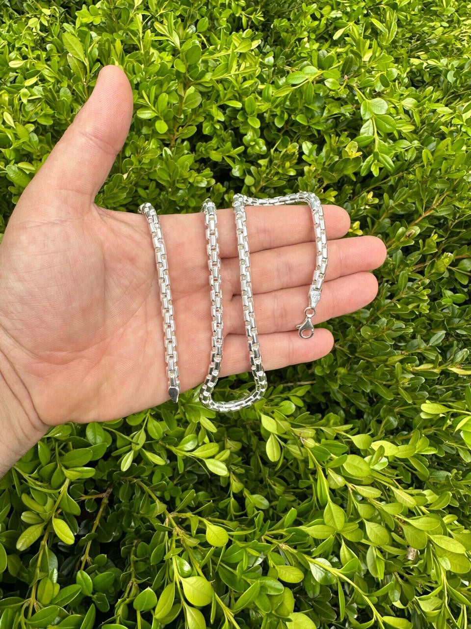 Puffed Rounded Rolo Chain Necklace Or Bracelet - Hollow 925 Sterling Silver - 7"-28" - 6mm