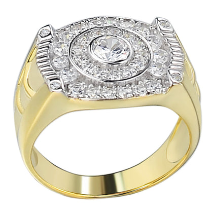 Eddie's Design #24 Ring - 14k Gold Vermeil 925 Silver - CZ Stones