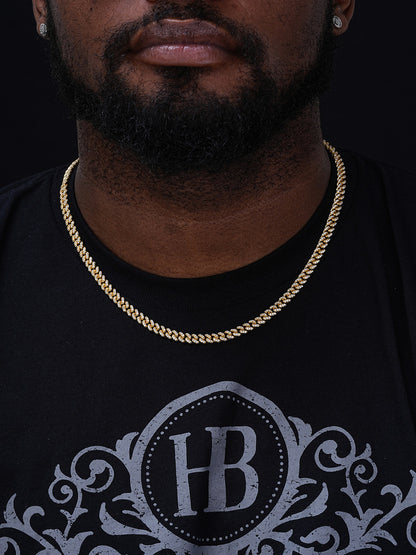 Everyday Wear Miami Cuban Link Chain Necklace Iced Out CZ Stones - 14k Gold Vermeil 925 Silver - 6mm- 16-30" $264.00 - $482.00 Add to Wish List Share Facebook  Email  Twitter  Linkedin  Pinterest