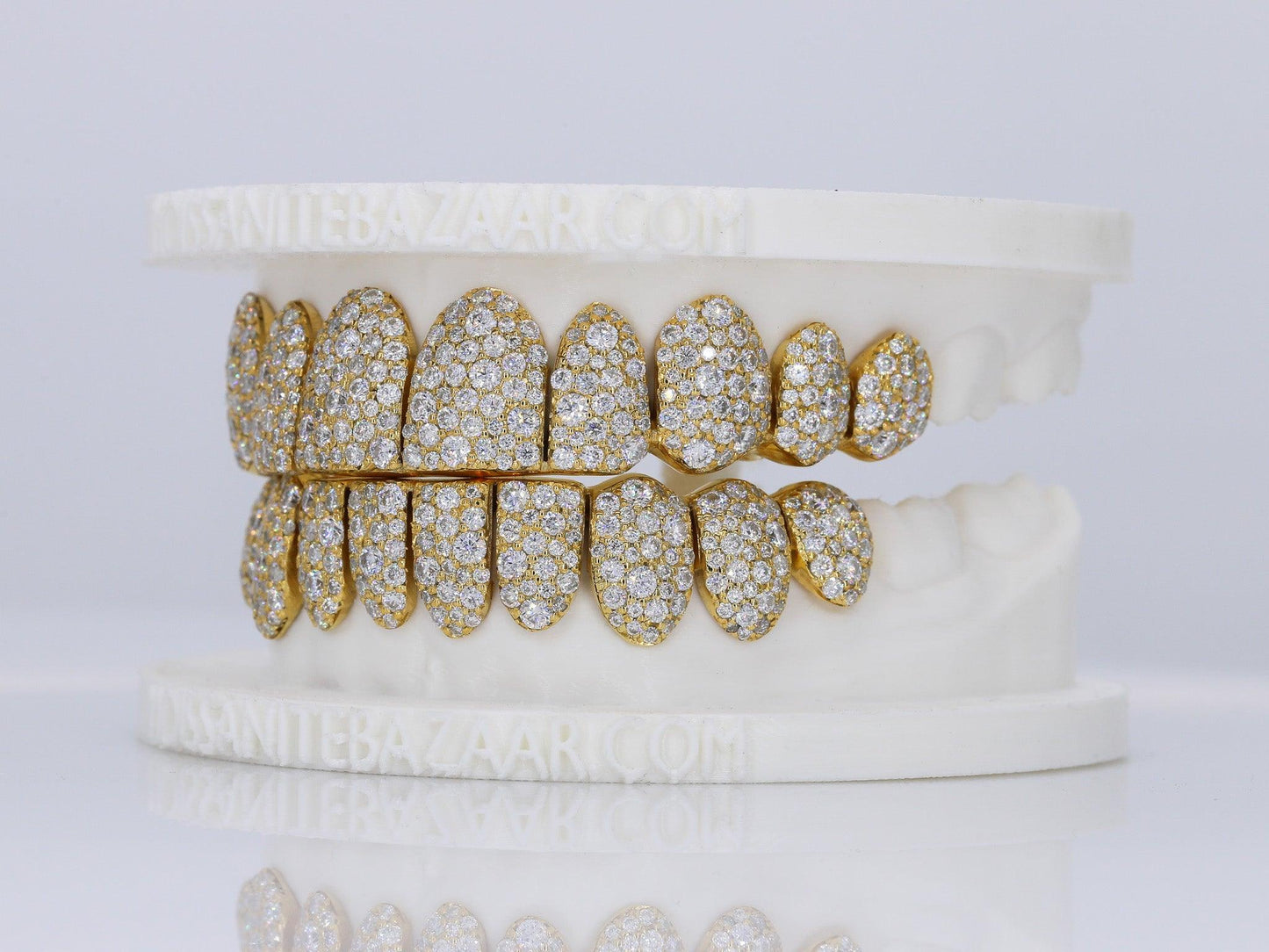 Mosaic/Snow VVS Moissanite Diamond Grillz