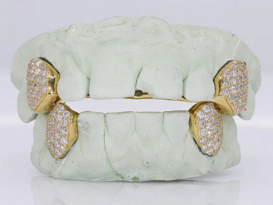 Diamond Fangs VVS Moisannite Diamond Grillz