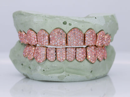 VVS Pink Lab Diamond Grillz
