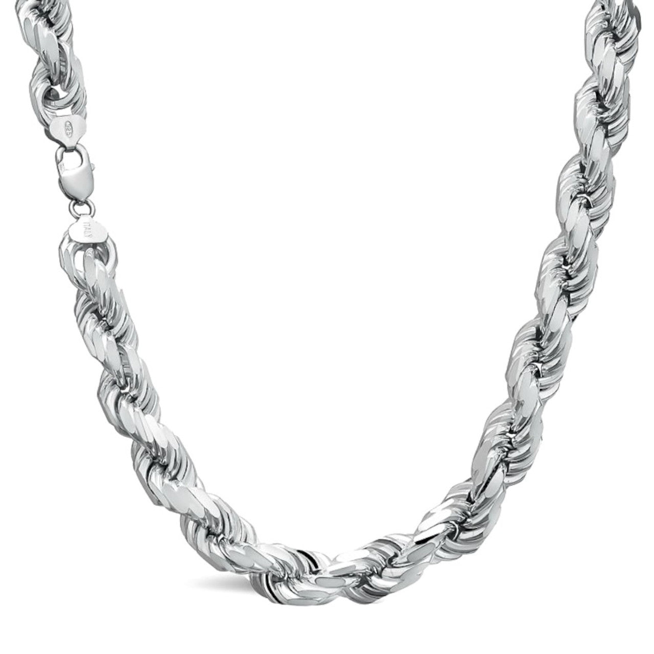 MONSTER Rope Chain Necklace - 925 Sterling Silver - 20"-30" - 16.5mm