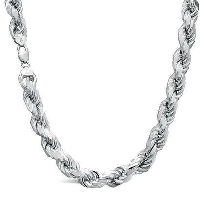 MONSTER Rope Chain Necklace - 925 Sterling Silver - 20"-30" - 16.5mm