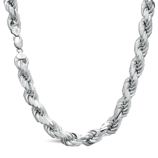 MONSTER Rope Chain Necklace - 925 Sterling Silver - 20"-30" - 16.5mm