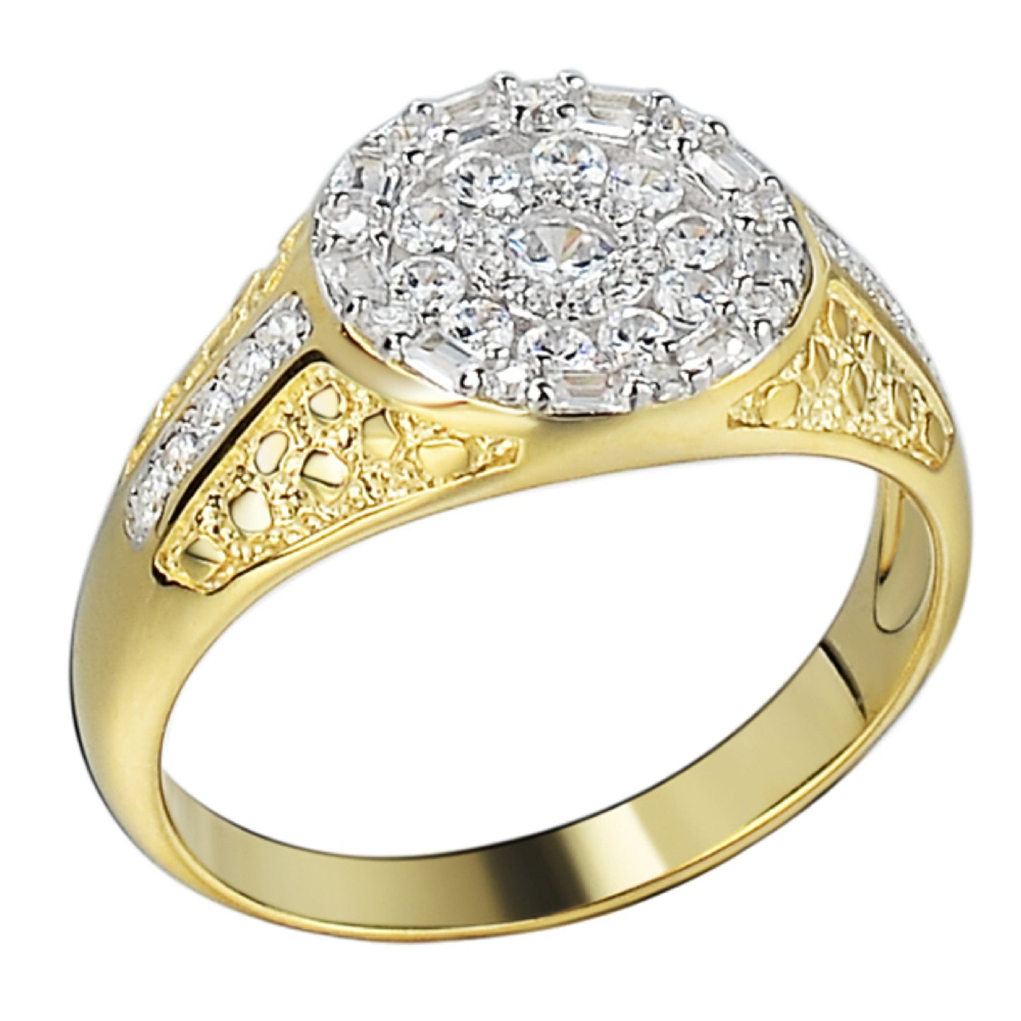 Tokyo Ring - 14k Gold Vermeil 925 Silver - CZ Stones