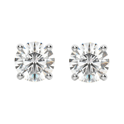 VVS Moissanite Diamond Stud Earrings