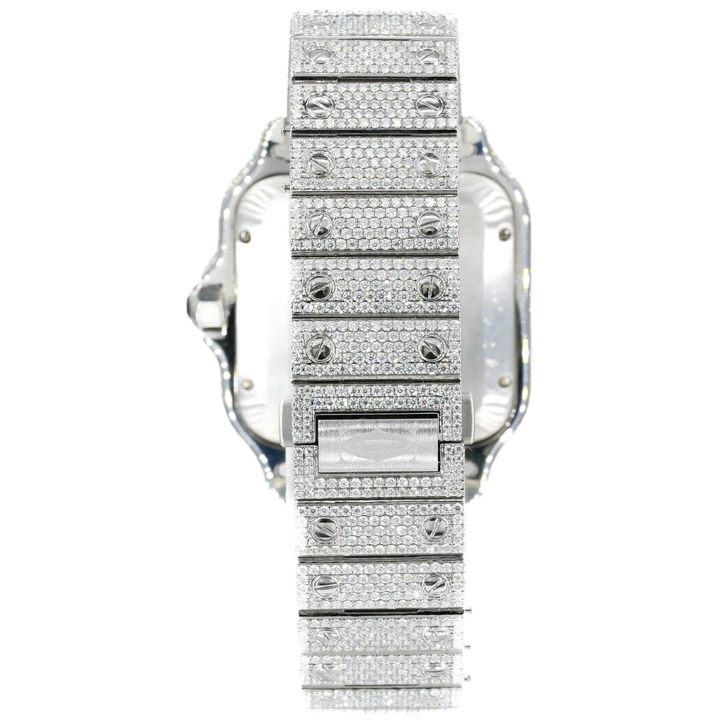 CS 41MM Moissanite Diamond Watch 20ct